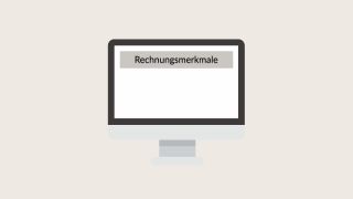 Foto: Rechnungsmerkmale
